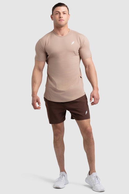 Mark Drop Tee V3 - Light Taupe