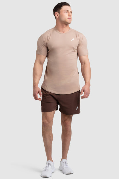 Mark Drop Tee V3 - Light Taupe