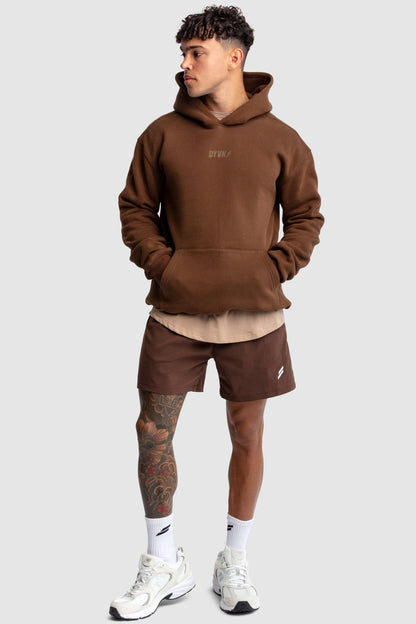 Men's DYVN Relaxed Fit Hoodie - Chocolate