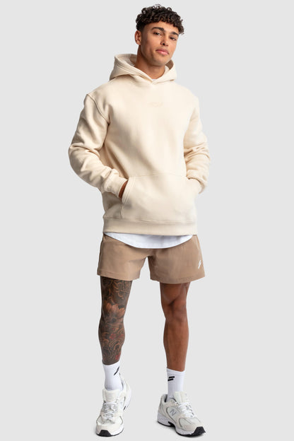 Men's DYVN Relaxed Fit Hoodie - Cream