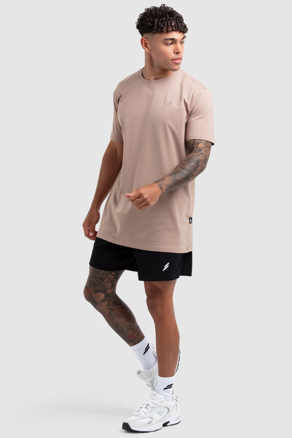 Power Regular Fit Tee V2 - Light Taupe