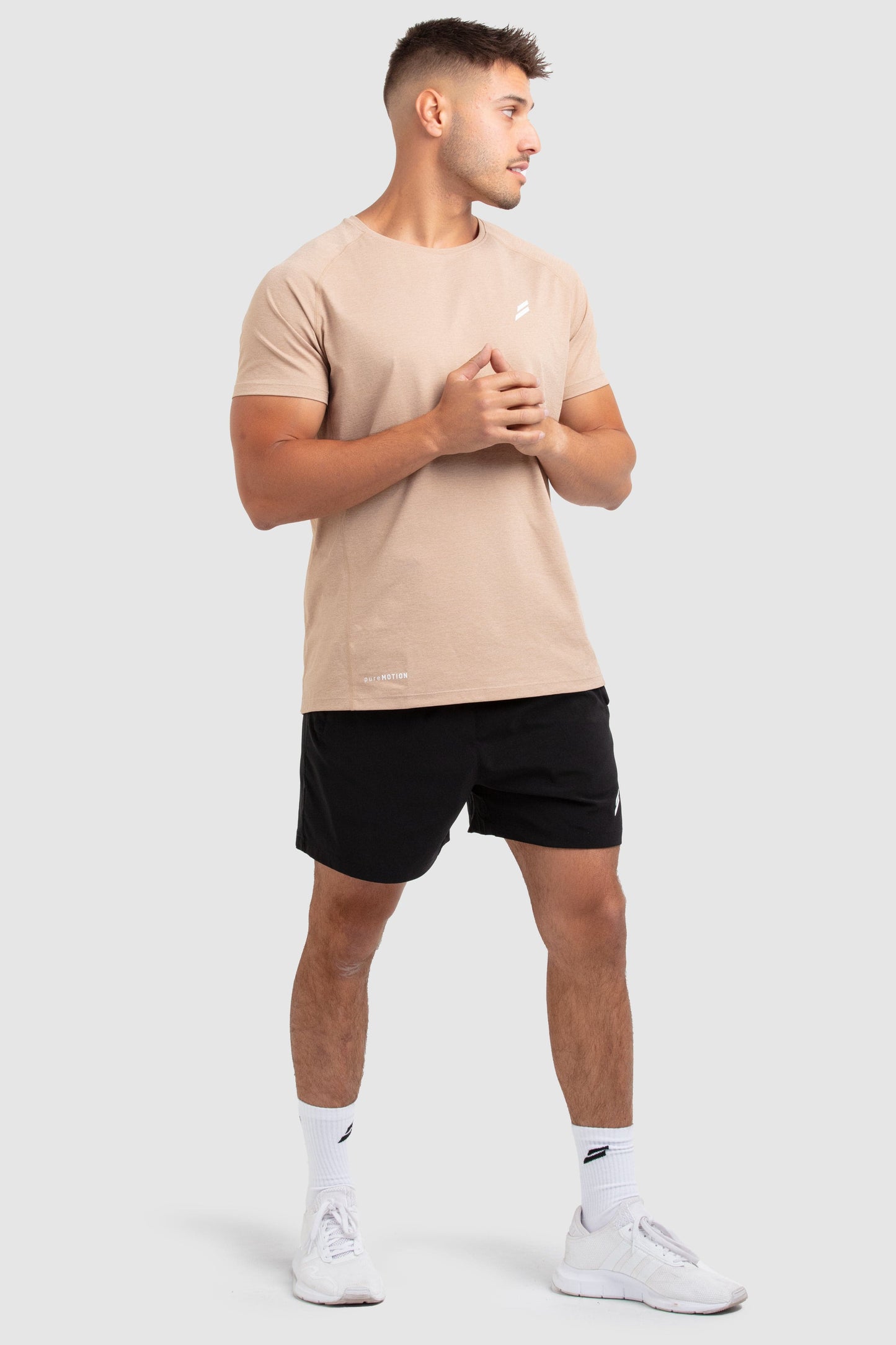 Puremotion Tee V3 - Light Taupe